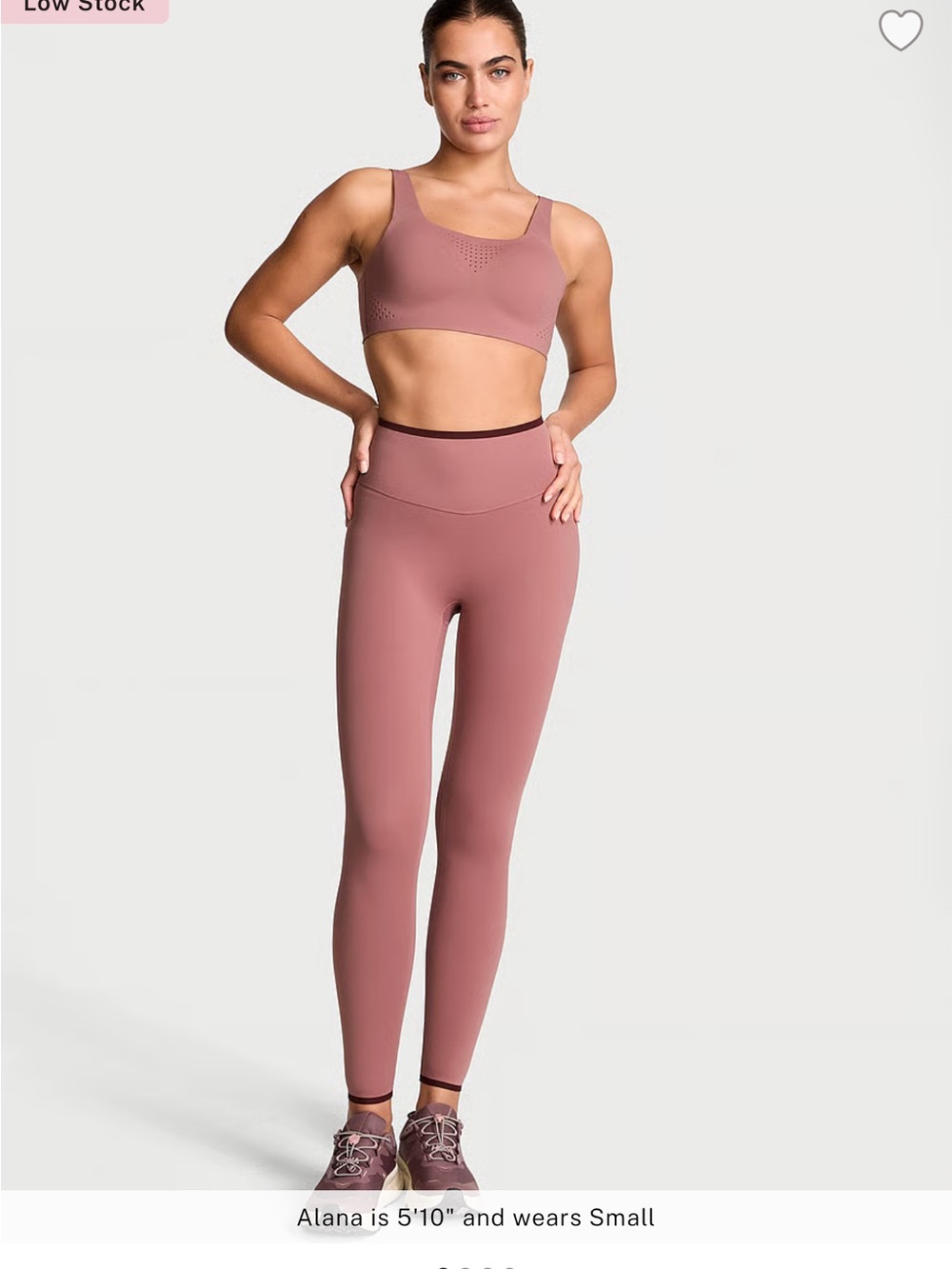 Victoria Secret Vintage Rose High-Waist Leggings